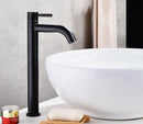 Grifo de lavabo táctil SDSN SUS304 de acero inoxidable, grifo de lavabo de baño frío único con Sensor, grifo de lavabo negro, grifos de Control táctil