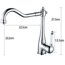 Kitchen Faucets Deck Mounted Mixer Tap 360 Degree Crane For Kitchen Faucet Rotation Spray Mixer Tap Torneira Cozinha Elk45