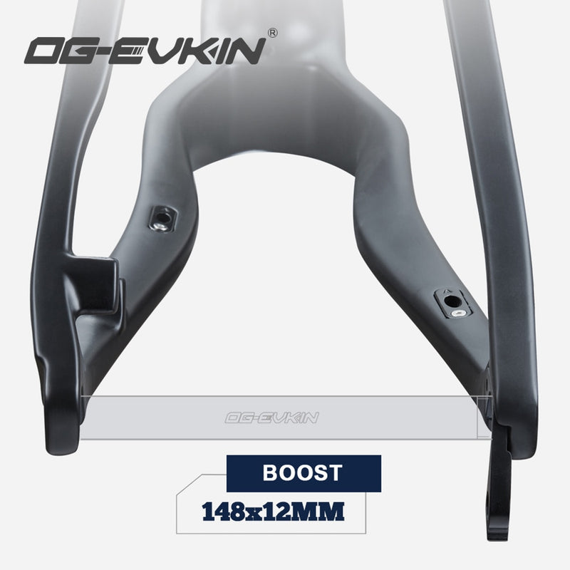 OG-EVKIN CF-054 MTB 12V Carbon Mountain Bike Frame 12X148 Thru-Axle 29er BSA73 1-1/8-1-1/2 Disc Bicycle Frame Carbon Bike Frame