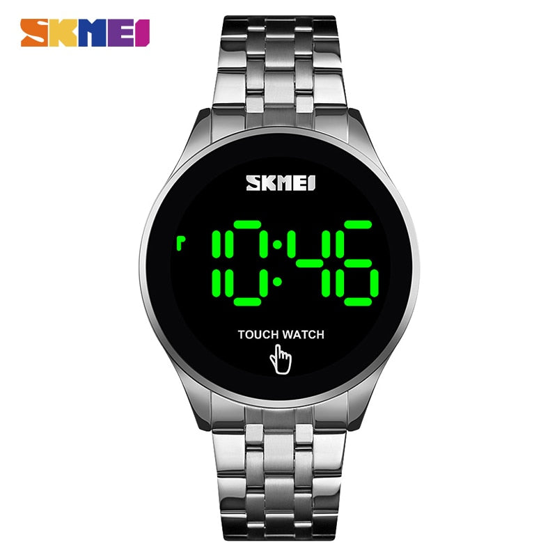 Reloj SKMEI de marca superior para Hombre, reloj LED con pantalla táctil, Relojes digitales Para Hombre, reloj de pulsera impermeable de 30M Para Hombre, Relojes Para Hombre 1579