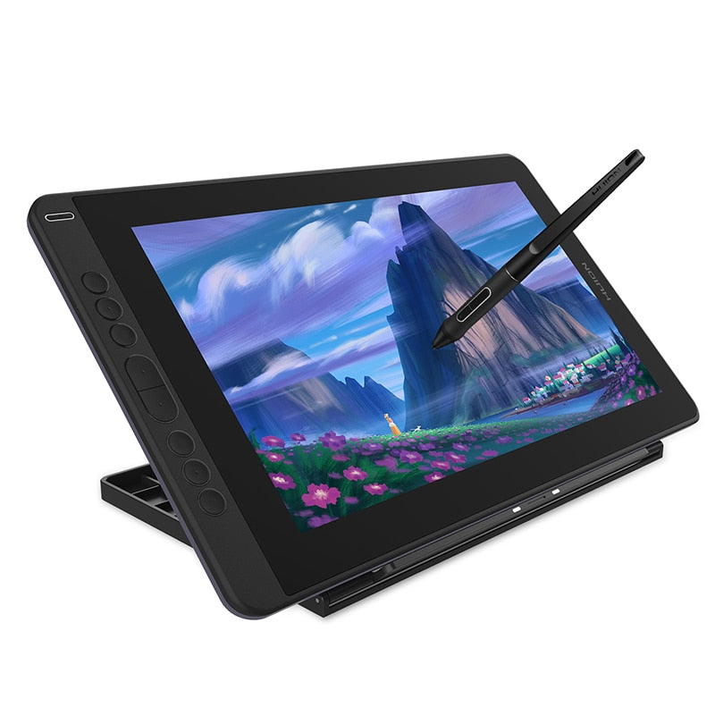 Huion Kamvas 13 Graphics Tablet Monitor AG Glass Pen Display Drawing Monitor 8192 Batterieloser Stylus für Android Windows MacOS