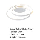 Modern Ceiling Lights For Living Room Bedroom Study Room dinning room White /black/gold color surface mounted Ceiling Lamp