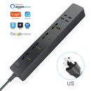 WIFI Smart Power Strip Universal funciona con Alexa Googlehome Multi Plug cuatro tomas 6AC Socket 4 USB Voice Contro UK/EU/US/AU