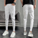 Hot Sale Summer Men Harem Pants Fashion 2022 Slim Fit Hip Hop Casual Pants Men All Match Streetwear Joggers Men Clothing 36-27