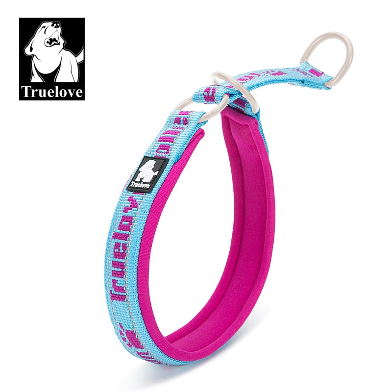 Truelove Soft Slip Dog Collar Reflective Adjustable P Chain Training Choke Collars Dog Training for Small Medium Large Dogs