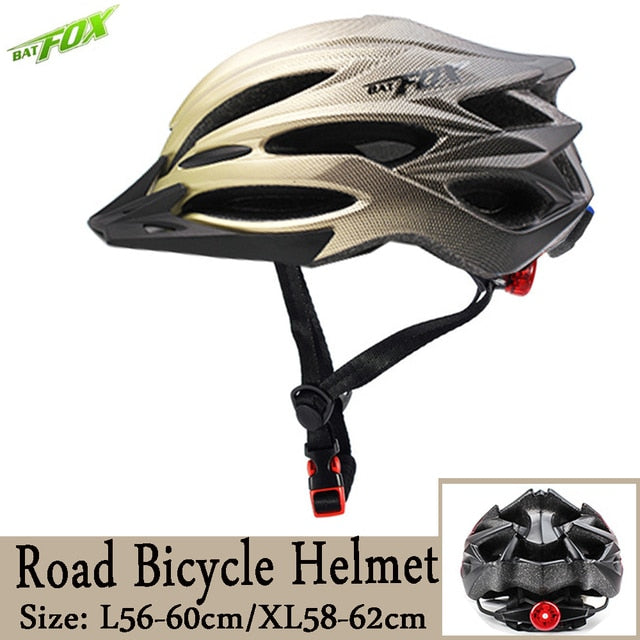 2022 New Batfox Bicycle Helmet for Adult Men Women MTB Bike Mountain Road Cycling Safety Outdoor Sports Safty Helmet