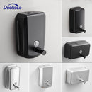 500/800/1000/1200 ml Soap Dispenser Wall Mount Black 304 Stainless Steel Soap Dispensers Leakproof Bathroom Soap Pump