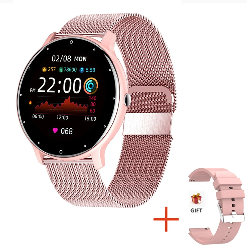 LIGE 2021 New Women Smart Watch Men Full Touch Screen Sport Fitness Watch Waterproof Bluetooth For Android ios smartwatch Men