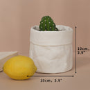 1Pcs Multi Purpose Foldable Plant Bags for Office Desktop Kraft Paper Cosmetic Storage Bag Flower Pot Coats Nordic Style