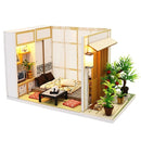 Doll House Furniture Diy Miniature 3D Wooden Miniaturas Dollhouse Toys for Children Birthday Gifts Casa Kitten Diary H013
