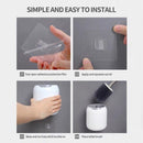 Cleanhome Wall Hanging TPR Toilet Brush with a Tweezer and Holder Set Silicone Bristles for Floor Bathroom Cleaning