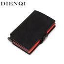 DIENQI Rfid ID Kreditkartenetui Anti-Bankkartenfach Schutz Metall Pop-Up-Brieftasche Smart Business Kreditkartenetui Neu