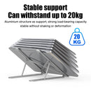 Foldable Laptop Stand With Cooling Fan Portable Heat Dissipation Cooler For MacBook Air Pro Desktop Stand Notebook Dell Holder