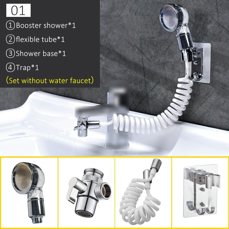 ELLEN Faucet External Shower Hand Toilet Faucet Filter Flexible Suit Wash Hair House Kitchen Sink Faucet Water Saving EL1020