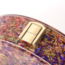 Semicircle Acrylic Wallet Women Evening Clutches Design Bag Shell Handbags Colorful Party Wedding Purses Free Shipping Wholesale