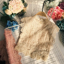 2022 verano encaje ahueca hacia fuera las tapas cortas de moda de las mujeres de encaje pulóver tanque chaleco señoras Slim elegante fuera de las camisetas sin mangas