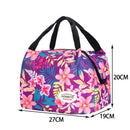 Aosbos Fashion Portable Insulated Canvas Lunch Bag 2020 Thermal Food Picnic Lunch Bags for Women Kids Men Cooler Lunch Box Bag