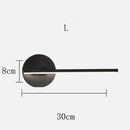 Lámpara de pared LED para dormitorio, lámparas de pared nórdicas, lámpara de pared de salón regulable, lámpara de noche, luz de pared led para accesorio de baño para el hogar