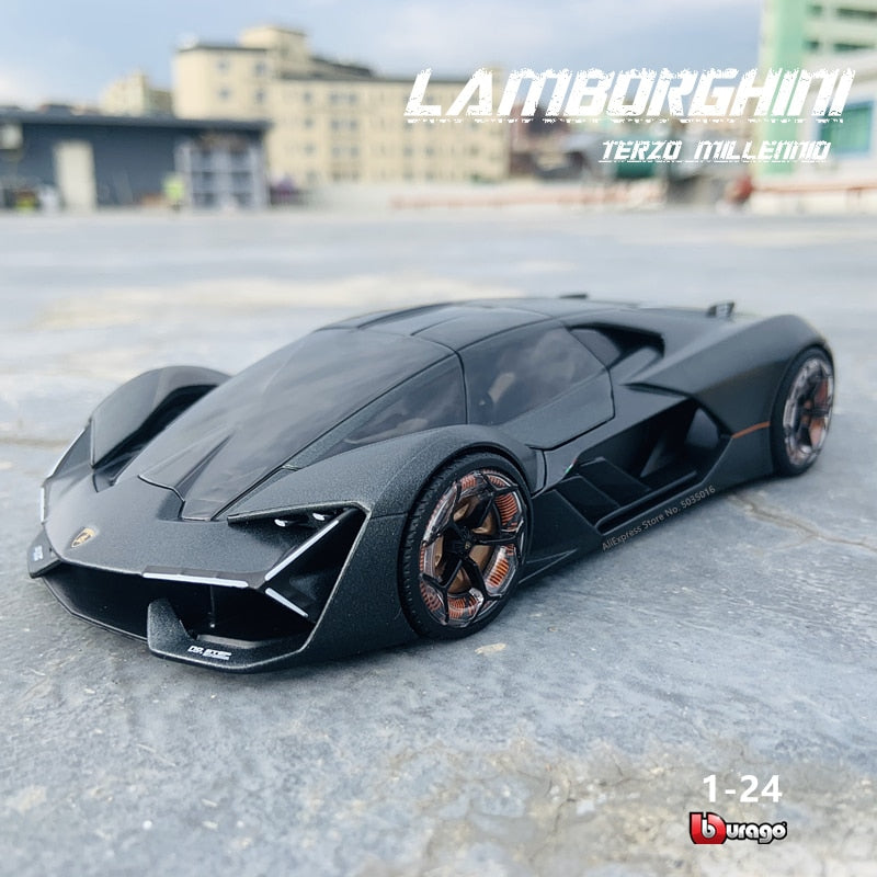 Bburago 1:24 Lamborghini Third Age Concept Terzo Millennio Car gift simulation alloy car collection toy