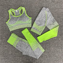 Women 2/3/5pcs Yoga Set Running Seamless Gym Workout Short Sleeve+Top Sport+Leggings+shorts+bra Fitness Suit Yoga Suit
