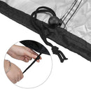 Cubierta para barbacoa al aire libre a prueba de polvo Weber cubierta de parrilla de servicio pesado protección contra la lluvia cubierta para barbacoa al aire libre parrilla de barbacoa redonda negra