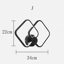 Lámpara de pared LED para dormitorio, lámparas de pared nórdicas, lámpara de pared de salón regulable, lámpara de noche, luz de pared led para accesorio de baño para el hogar