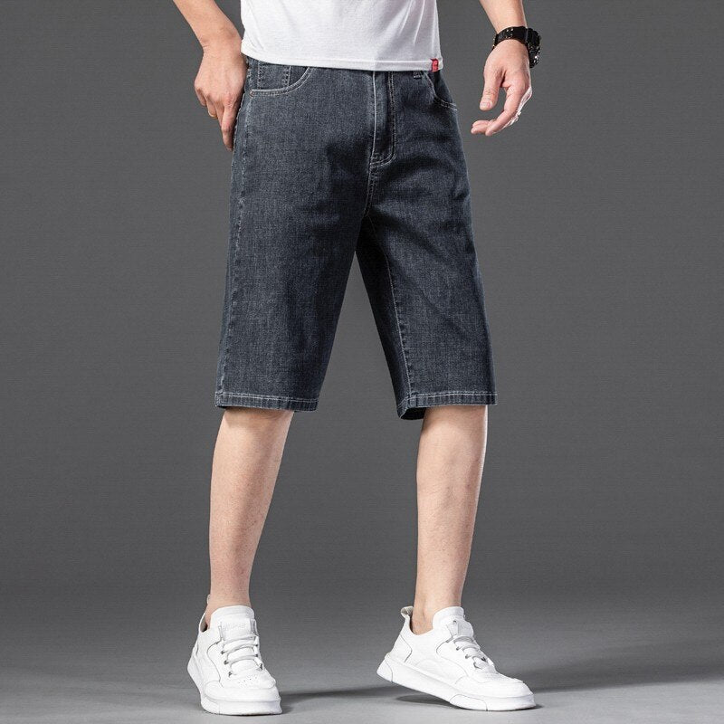 2021 New Fashion Mens Ripped Short Jeans Brand Clothing Bermuda Summer  Cotton Shorts Breathable Denim Shorts Male