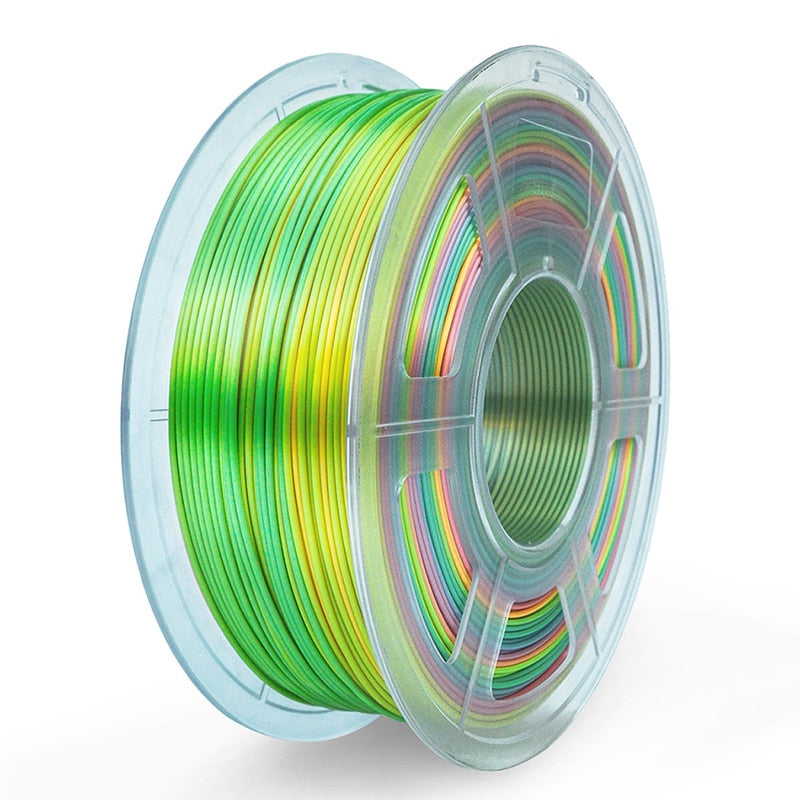 Filamento SUNLU SILK PLA 3D 1,75mm 1kg filamento PLA de textura de seda para impresora 3D materiales de impresión suave Material 3D ecológico