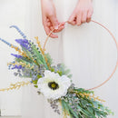 10-40cm Gold Metal Ring Flower Wreath Garland Weeding Decoration for Weddings Bridal Shower Home Party Decoration Catcher Hoops