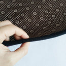 Alfombra de estilo étnico indio, alfombra para sala de estar, patrón de flores, alfombra redonda para habitaciones, podría lavarse mecánicamente