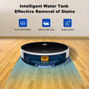 LIECTROUX C30B Robot Vacuum Cleaner AI Map Navigation,Memory,Smart Partition,WiFi App,6000Pa Suction,Electric Water Tank,Wet Mop