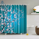 Floral Bamboo Dandelion Maple Leaf Flower Fabric Waterproof Polyester Shower Curtains Bathroom Curtain Bath Accessory Printing