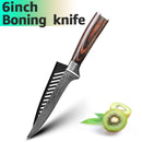 Kitchen Knife 1-9pcs Chef Knives 7CR17 440C High Carbon Stainless Steel Damascus Drawing Gyuto Cleaver Set Slicer Santoku Knife