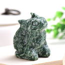 1PC Natural Obsidian Hand Carved Doll Dragon Polished Crystal Healing Stone Home decoration Art Collectible Figurine  DIY Crafts