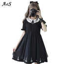 Gothic Lolita Dress Harajuku Fashion Cross Cosplay Female Dress Japanese Soft Sister Style Star Tulle Dress Cute Girl Streetwear