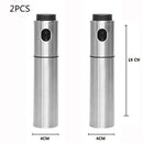 Botella de vinagre de aceite para hornear en la cocina, boquilla de acero inoxidable, botella de aceite de vidrio, barbacoa, botes de salsa, parrilla, rociador, herramienta de cocina