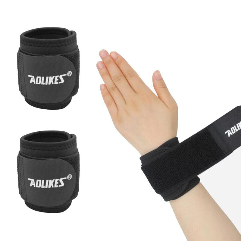 AOLIKES 1 Paar verstellbare Sport-Handgelenkstütze, Fitness, professionelle Bandage, Handgelenkschutz, Gewichtheben, Hantel, Handgelenkriemen