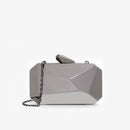 Gold Acrylic Box Geometric bags Clutch Evening Bag Elegent Chain Shoulder Bag for Women 2020 Handbag For Wedding/Dating/Party