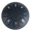 Mini 8-Tone Steel Tongue Drum 6 Inch Tongue Drum C Key Hand Pan Drum with Drum Mallets Carry Bag