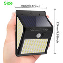 LED Solar Light Outdoor Solar Lamp Sensor Wall Light Waterproof Solar Powered Sunlight for Garden Decoration
