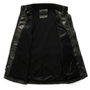 Chaqueta de cuero Mountainskin para hombre, chaqueta larga de invierno 2022 para hombre, cortavientos de PU para motocicleta, ropa de marca ajustada a la moda para hombre 6XL SA810