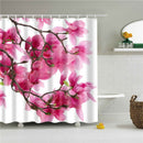 Floral Bamboo Dandelion Maple Leaf Flower Fabric Waterproof Polyester Shower Curtains Bathroom Curtain Bath Accessory Printing