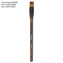 1PC 256Flat High Quality Goat Hair Wooden Handle Watercolor Artist Art Supplies Paint Brush