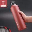 New Stainless Steel Water Bottle With Straw Direct Drinking 2 Lids Vacuum Flasks Insulated Travel Portable Thermal Climb Thermos