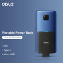 OISLE Mini Power Bank Slim External Portable Battery Charger For iPhone 13 11 12 X Samsung S8 Xiaomi P30 MI Huawei P40 Powerbank