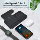 Qi 3 in 1 Charging Dock Station For iPhone 14 13 12 11 XS XR X 8 AirPods Pro iWatch 15W Fast Wireless Charger For Apple Watch 7