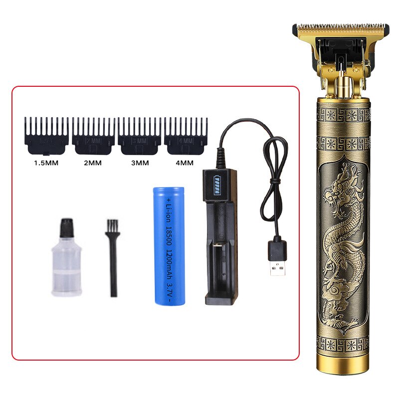 2021 USB T9 Haarschneidemaschine Professioneller elektrischer Haarschneider Friseur Rasierer Trimmer Bart 0mm Männer Haarschneidemaschine für Männer