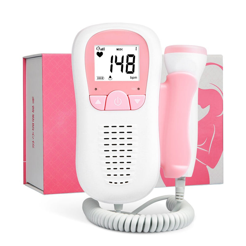 Cofoe Fetal-Doppler-Ultraschall-Baby-Herzfrequenz-Erkennungsgerät für Zuhause, schwangere fetale Pulsmesser-Stethoskop-Überwachung