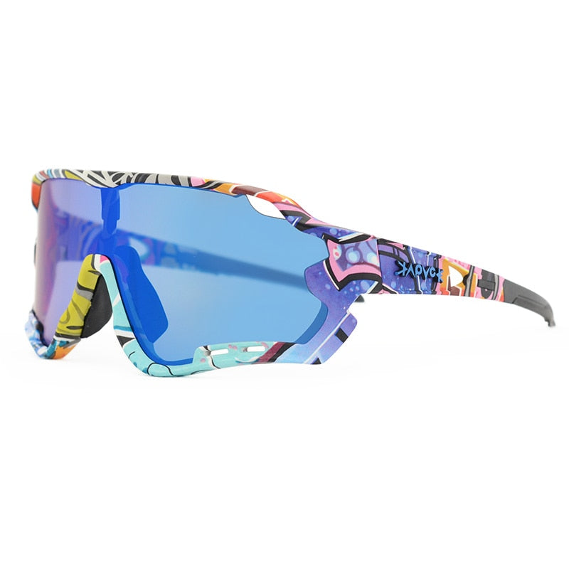 MTB bicicleta gafas hombre mujer Ciclismo gafas de sol Uv400 polarizado bicicleta gafas deportes carreras montar gafas Ciclismo 1 lente