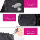 Onda ondulada natural Cordón Cola de caballo Cabello humano Brasileño Afro Clip en extensiones Cabello Remy Onda de agua Cola de caballo 4 peines 150g